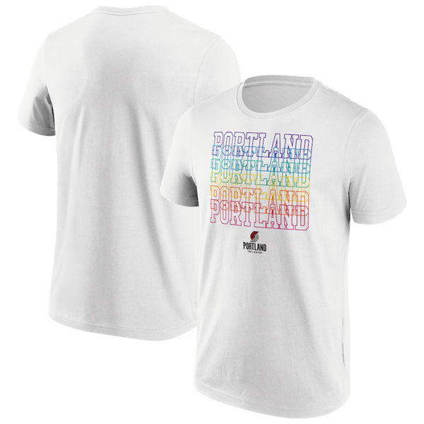 Portland Trail Blazers T-Shirt Men's NBA Pride Graphic Top
