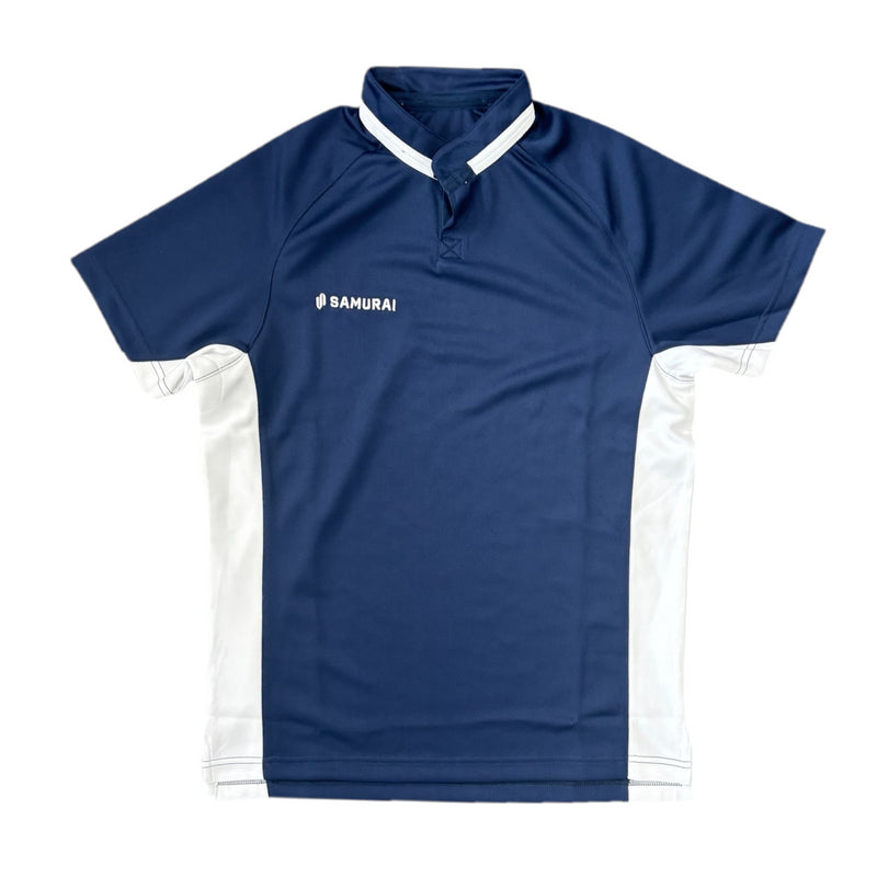 Samurai Rugby Men's Shirt Navy/White Short Sleeve Top