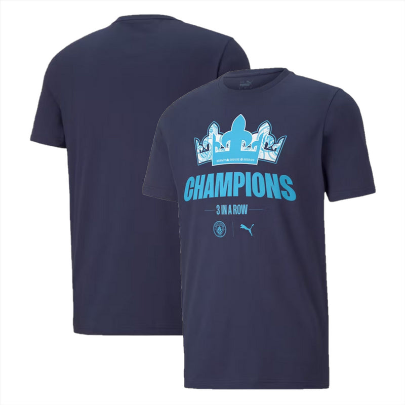 Manchester City Football T-Shirt Men's PUMA PL Champions Top