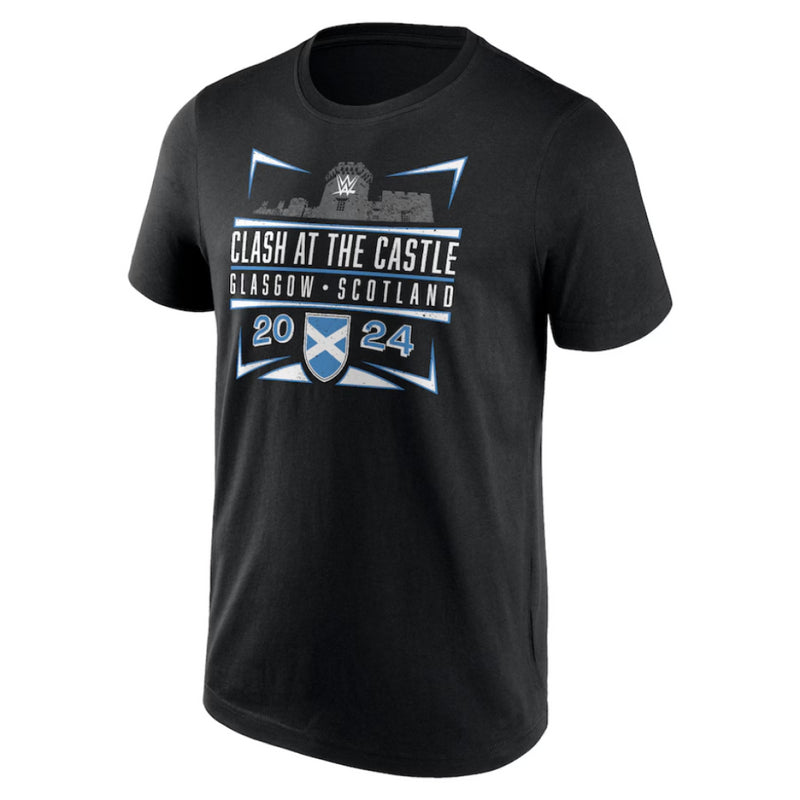 WWE Wrestling Men's T-Shirt Clash at the Castle Scotland Top