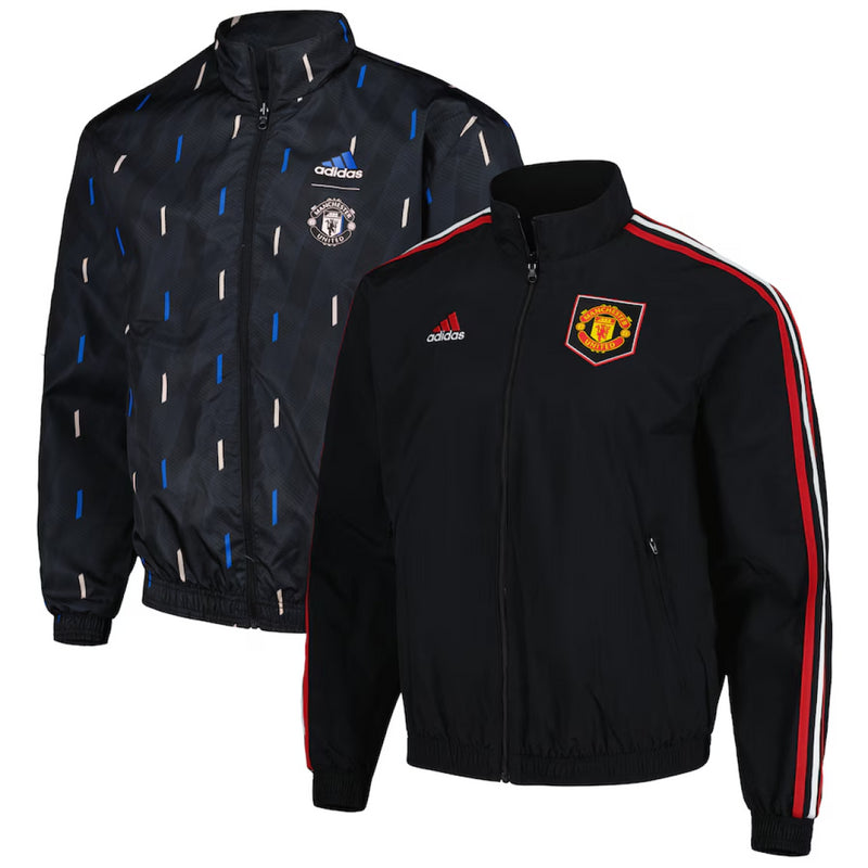 Manchester United Men's Jacket adidas Reversible Track Jacket