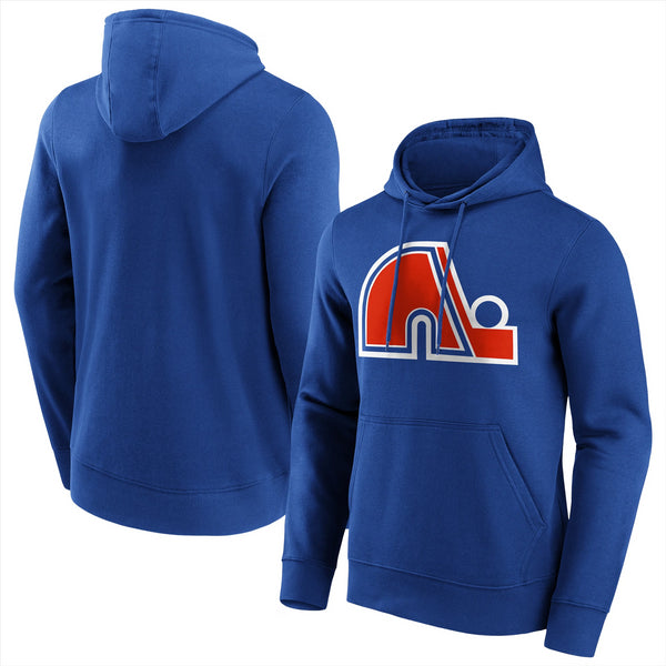 Quebec Nordiques NHL Hoodie Men's Mono Logo Hoodie