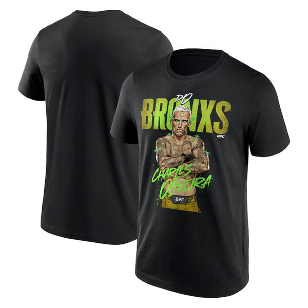 UFC Charles Oliveira T-Shirt Men's Do Bronxs Black Top