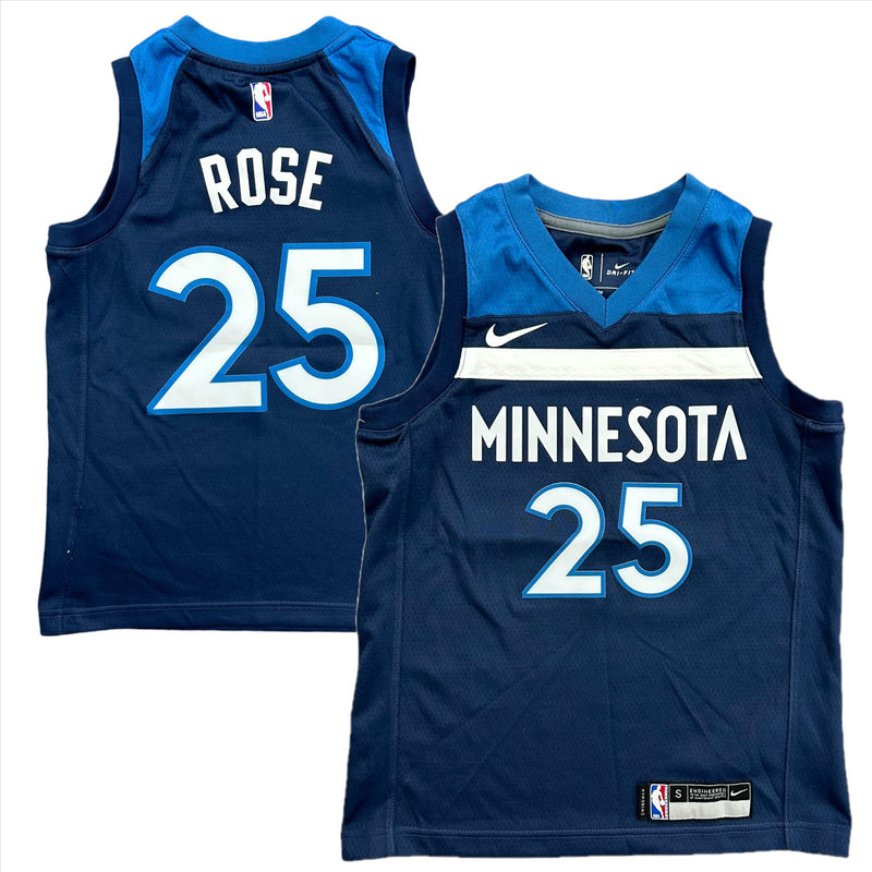 Minnesota Timberwolves Kid's Jersey NBA Nike Icon - Rose