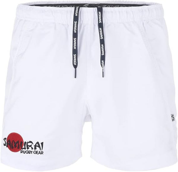 Samurai Men's Rugby Shorts Elite White Shorts