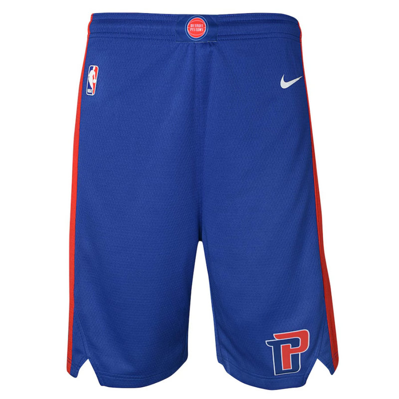 Detroit Pistons Kid's Shorts NBA Nike Icon Swingman Shorts