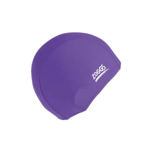 Zoggs Silicone Swimming Cap Adult Purple Swim Cap