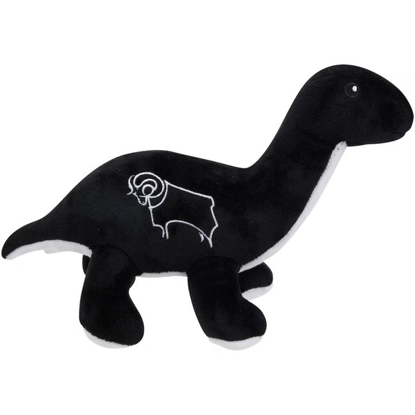 Derby County Soft Toy Black Football Diplodocus Dinosaur Toy