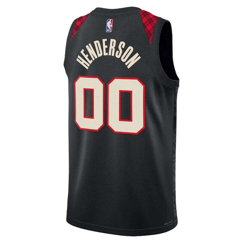 Portland Trail Blazers Jersey Men's NBA Nike City 23/24 Jersey - Henderson 00