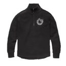Jirgi Half Zip T-Shirt Black French Rib Zip Top