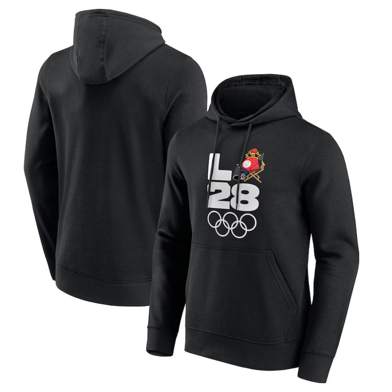 Paris 2024 Olympics Hoodie Black Handover Phrygian Mascot Hoodie