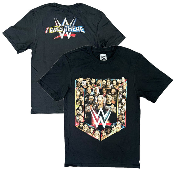 WWE Men's Berlin T-Shirt Black Germany Tour Top
