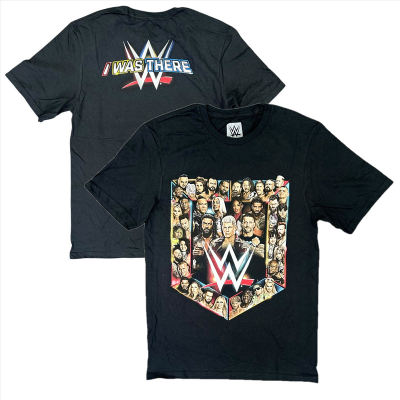 WWE Men's Berlin T-Shirt Black Germany Tour Top