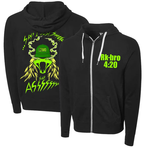 WWE Randy Orton Hoodie Men's Black RK-Bro 4:20 Full Zip Hoodie