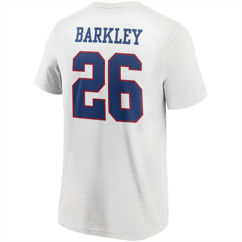 New York Giants T-Shirt Men's NFL N&N Barkley 26 Top