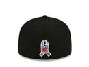 Baltimore Ravens NFL Cap New Era Black Logo Fitted Hat