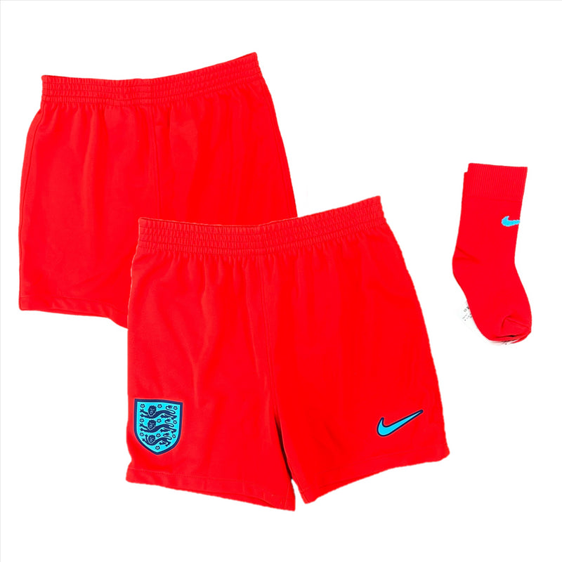 England Infant Football Kit Nike 22/23 Away Shorts & Socks