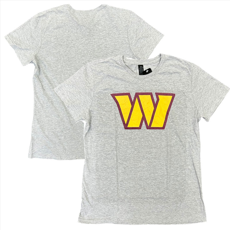 Washington Commanders Women's T-Shirt NFL Grey Logo Top