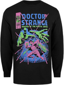 Dr Strange Men's T-Shirt Black Long Sleeve Top