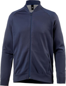 adidas Men's Bomber Jacket Navy ID Knit Track Jacket