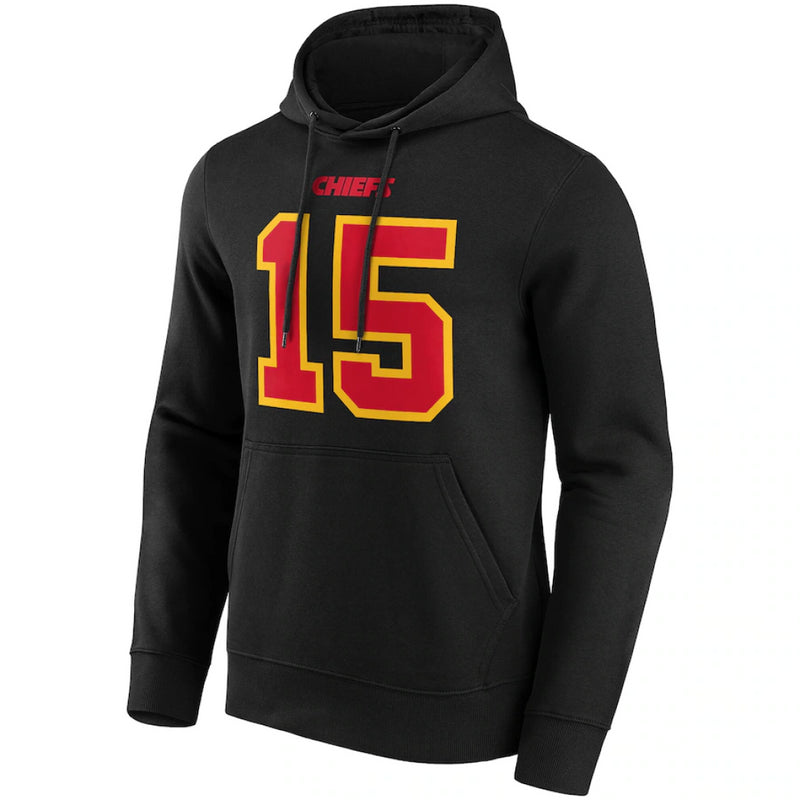 Kansas City Chiefs Hoodie Men's NFL Patrick Mahomes 15 Top