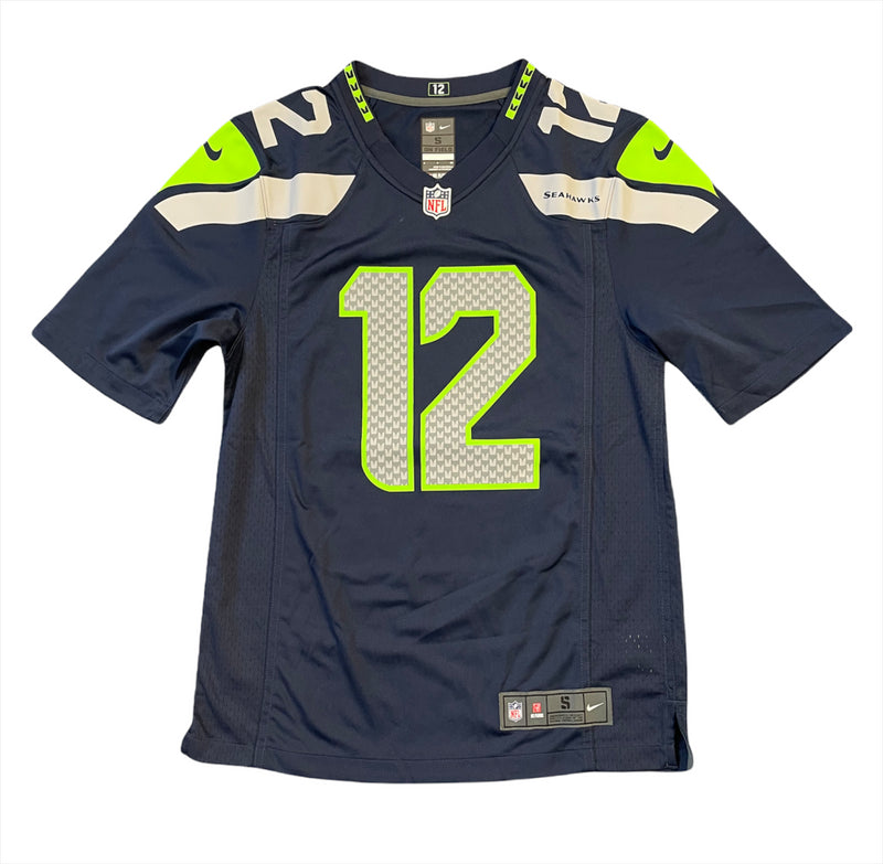 Seattle Seahawks NFL Jersey Men's Nike Home Top - Fan 12