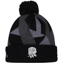 England Rugby Bobble Hat Umbro Black Pom-Pom Beanie Hat