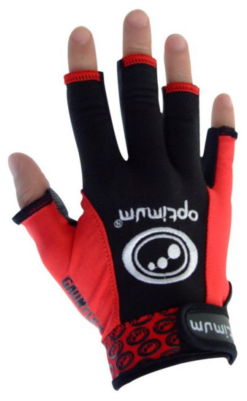 Optimum Men's Fingerless Gloves Rugby Gauntlet Stik Mits