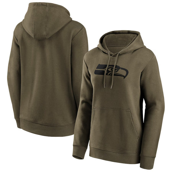 Seattle Seahawks Women's Hoodie NFL Primary Logo Green Hoodie