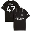 Manchester City Football Shirt Kid's Puma Away Top - Foden