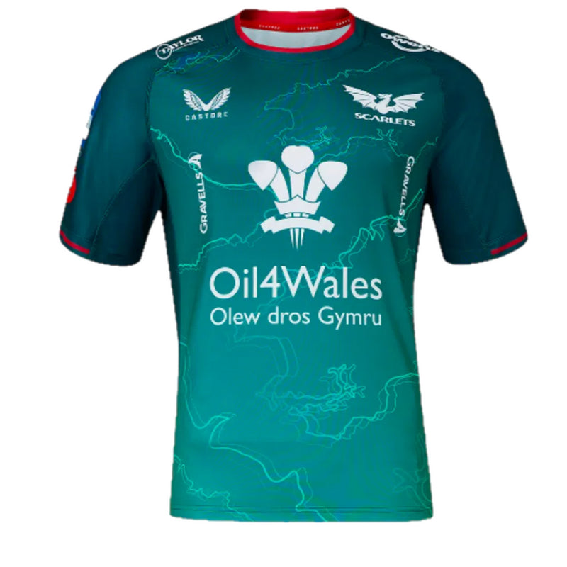 Scarlets Men's Rugby Shirt Castore Away Jersey