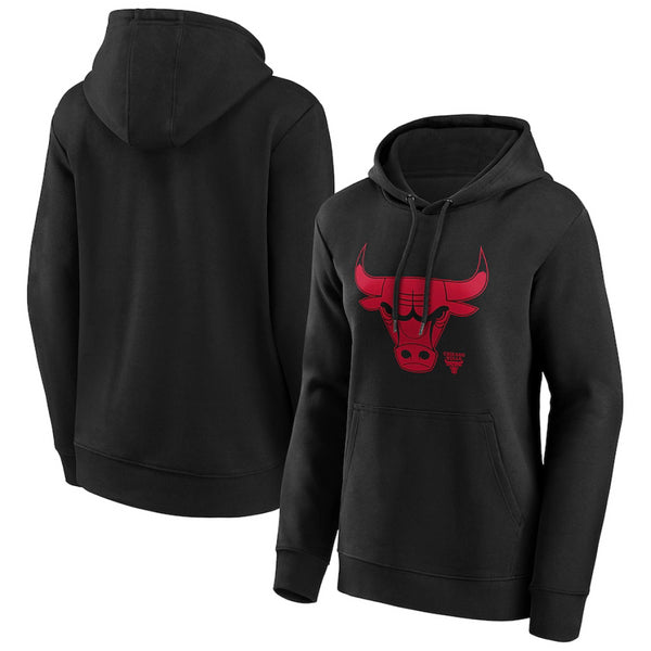 Chicago Bulls Women's Hoodie NBA Mono Logo Hoodie