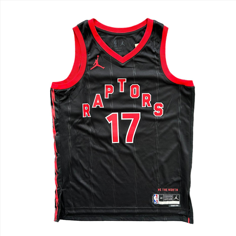 Toronto Raptors Men's Jersey NBA Jordan Statement Top - Schroder