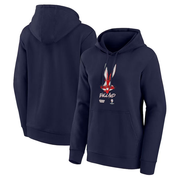 England Women's Graphic Hoodie Football Looney Tunes Hoodie
