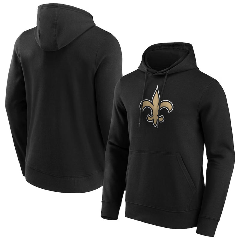 New Orleans Saints Hoodie Men's NFL Primary Black Logo Top