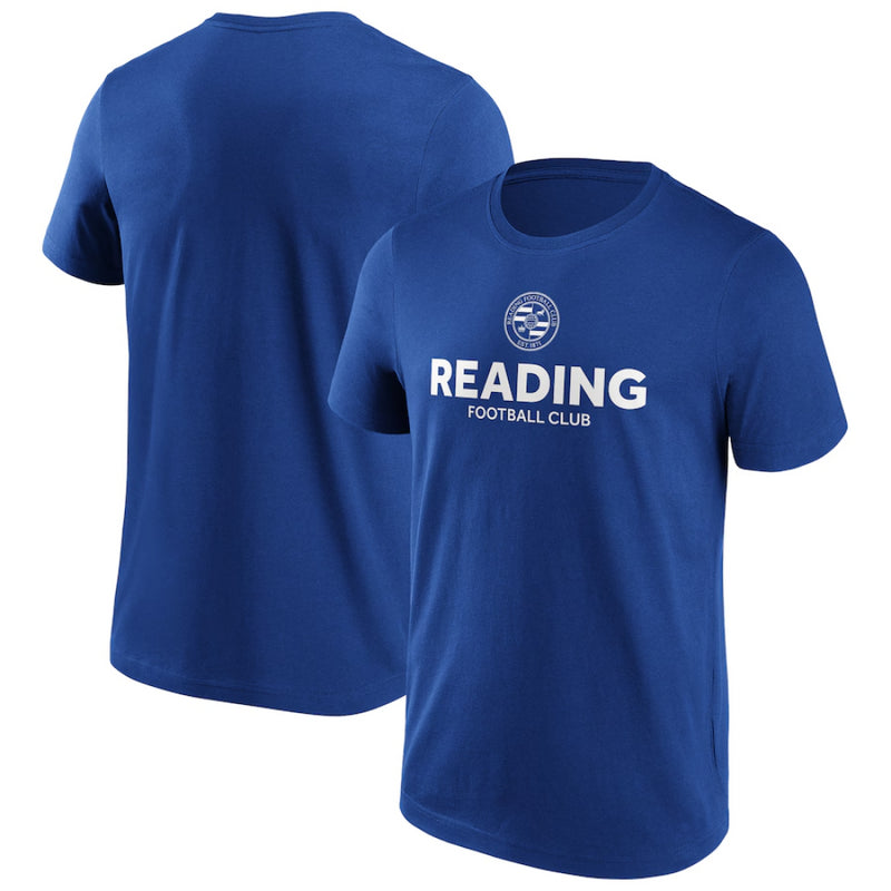 Reading Men's Football T-Shirts Wordmark Logo Graphic Top