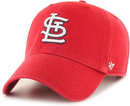St Louis Cardinals Cap Adult 47 Brand MLB Baseball Clean Up Red Hat