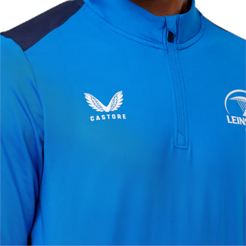 Leinster Rugby 1/4 Zip Kid's Castore Midlayer 1/4 Zip Top