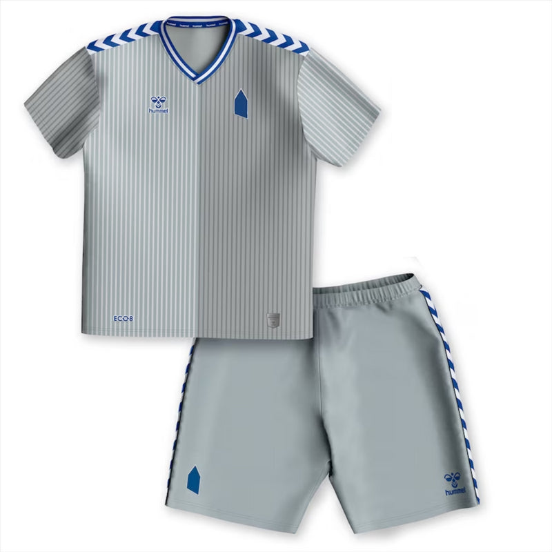 Everton Football Shirt & Shorts Kid's Hummel 2023/24 Kit Set