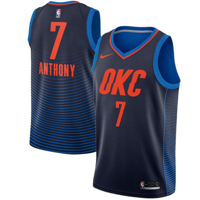 Oklahoma City Thunder Jersey Kid's NBA Nike Statement - Anthony