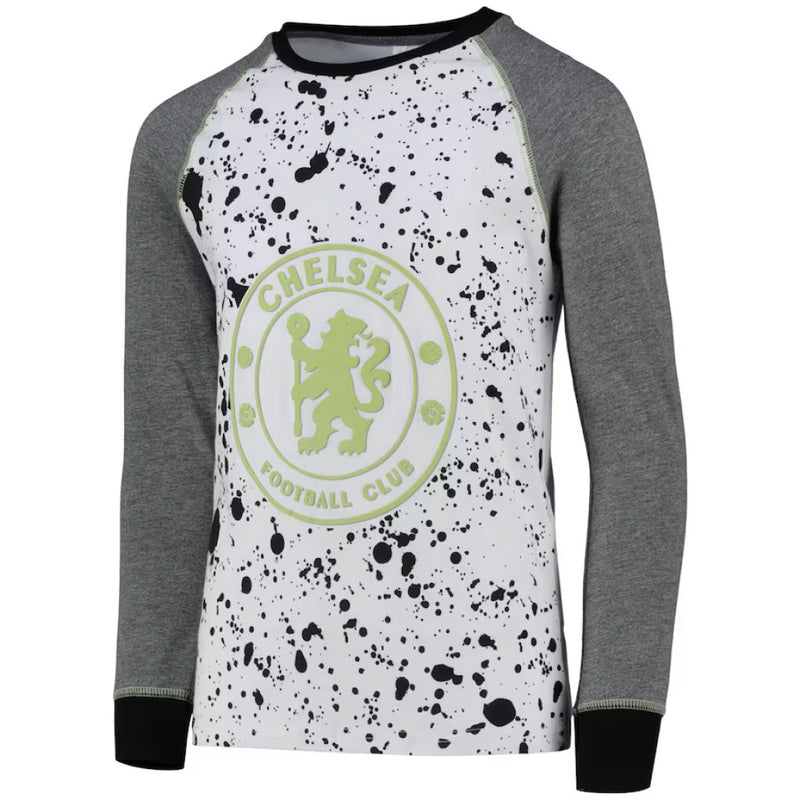 Chelsea Kid's White Pyjamas Kid's Glow In Dark Pjs