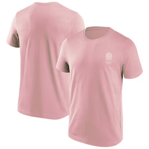 England Rugby Graphic T-Shirt Men's Pastel Mono Logo Top