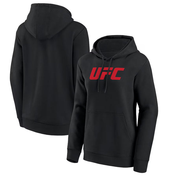 UFC Women's Logo Hoodie Black Primary Logo Hoodie