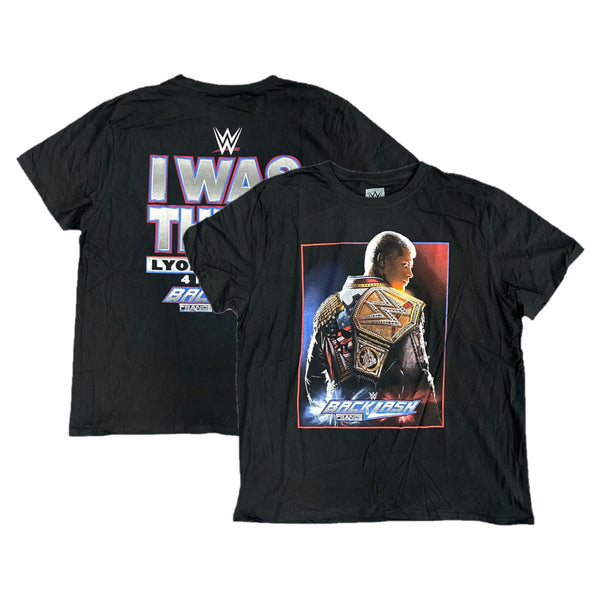 WWE Wrestling Men's T-Shirt Cody Rhodes I Was There Top
