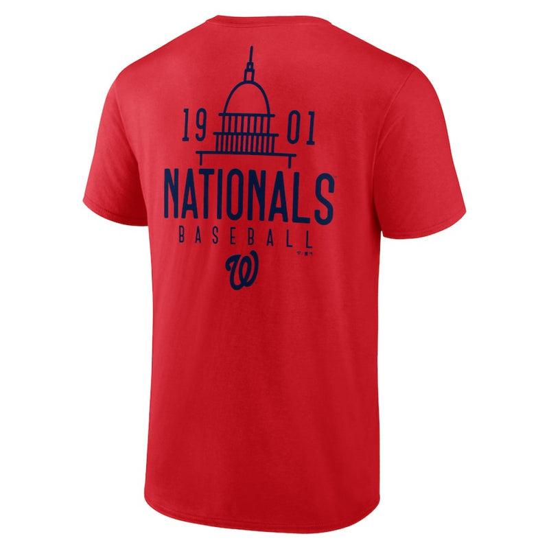 Washington Nationals Men's T-Shirt MLB Hometown Red Top