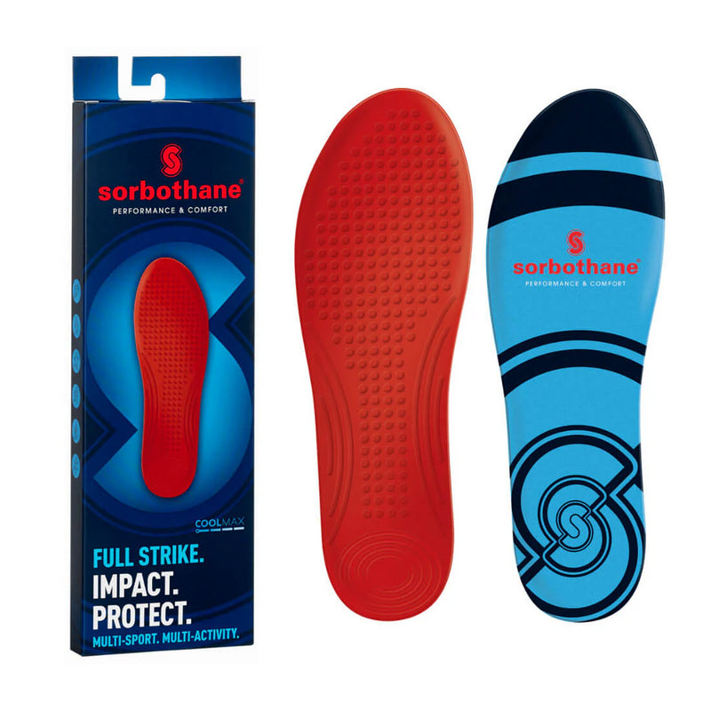 Sorbothane Full Strike Insoles Red Full Strikes Insoles