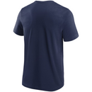NFL Shield Men's T-Shirt American Football Navy Top