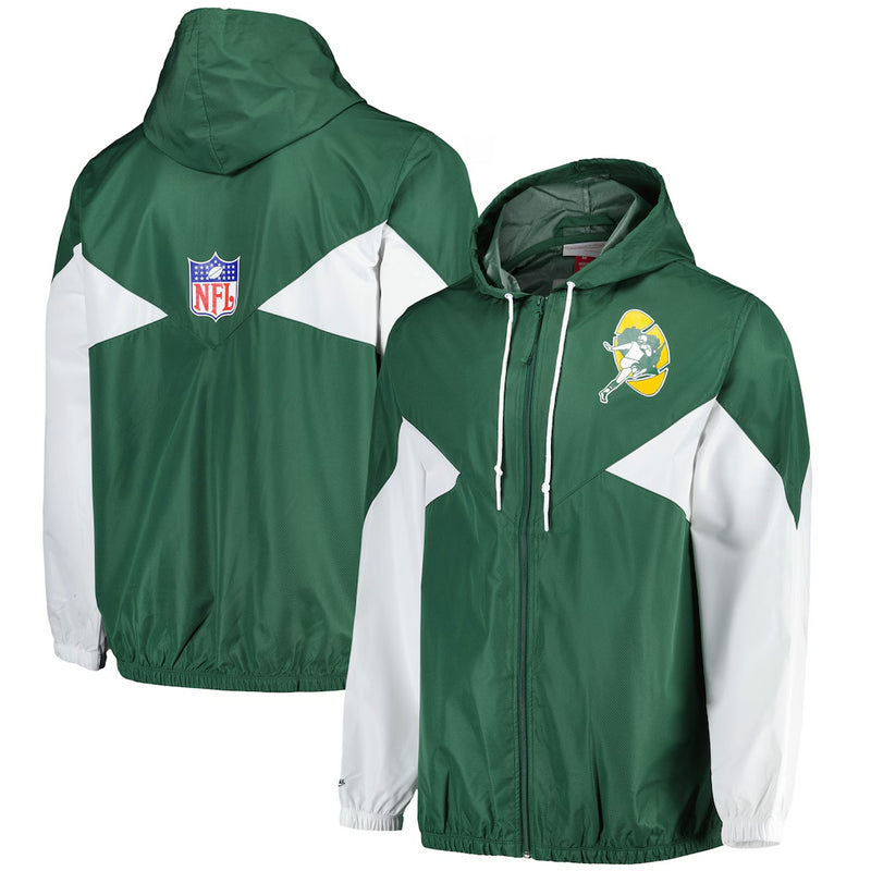 Green Bay Packers Jacket Men's NFL Mitchell & Ness Jacket