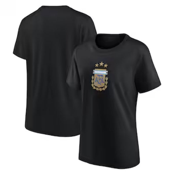 Argentina Women's Graphic T-Shirt Football Mono Logo Top