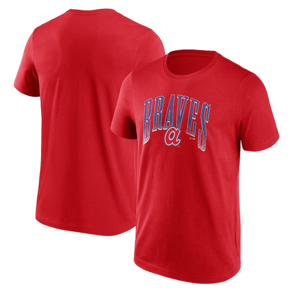 Atlanta Braves Men's T-Shirt MLB Hometown Logo Graphic Top